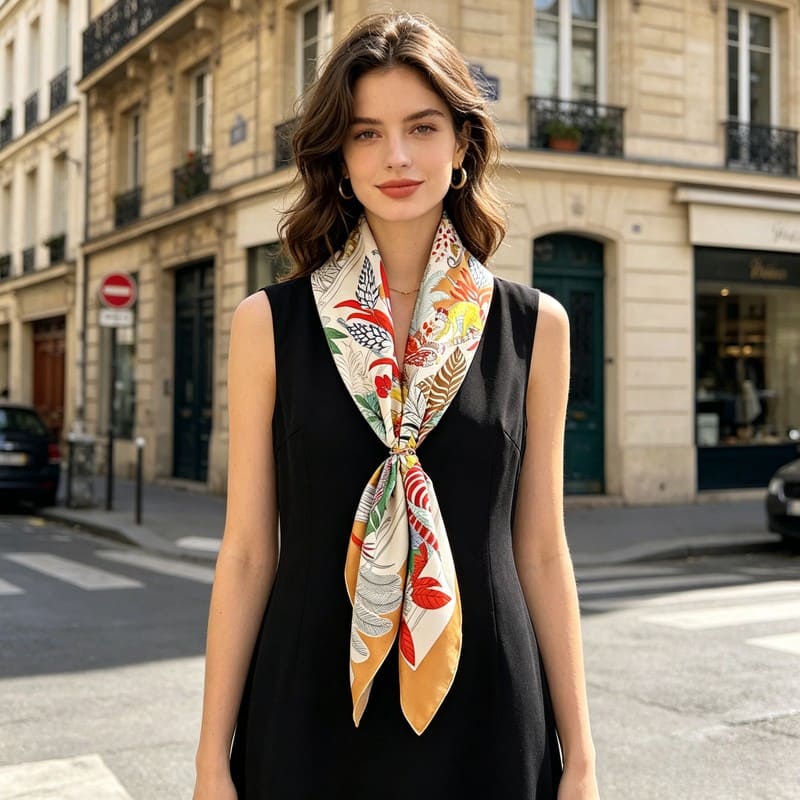 MaraSilk Pure Mulberry Silk Scarf - Square Twill MS340