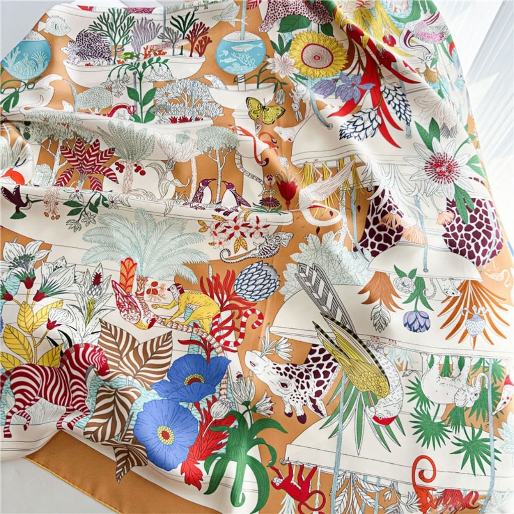 MaraSilk Pure Mulberry Silk Scarf - Square Twill MS340