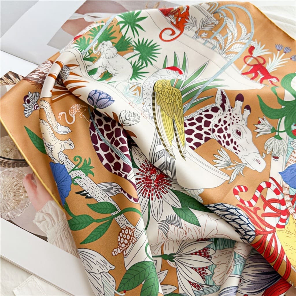 MaraSilk Pure Mulberry Silk Scarf - Square Twill MS340