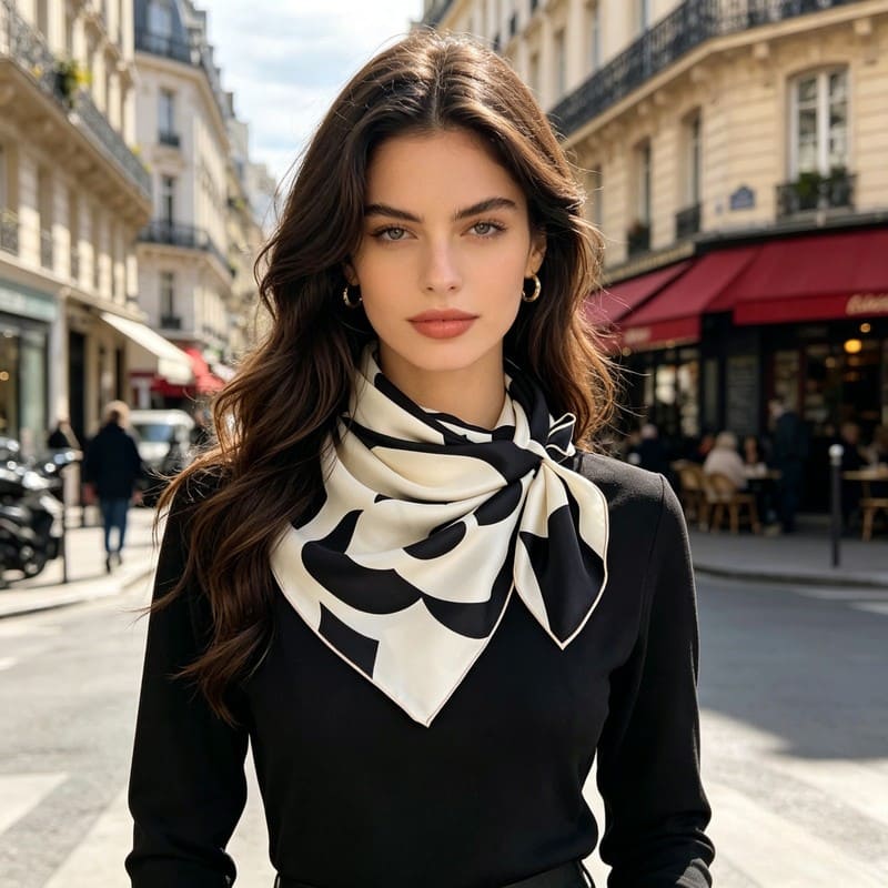 MaraSilk Pure Mulberry Silk Scarf - Square Twill MS341