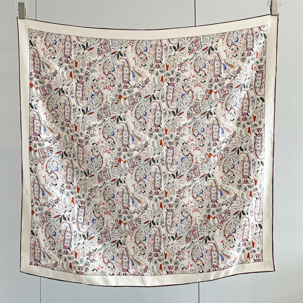MaraSilk Pure Mulberry Silk Scarf - Square Twill MS343