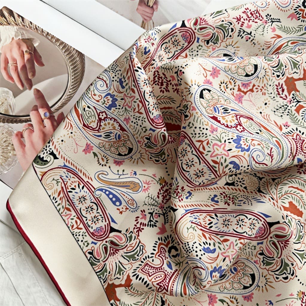 MaraSilk Pure Mulberry Silk Scarf - Square Twill MS343