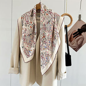 MaraSilk Pure Mulberry Silk Scarf - Square Twill MS343