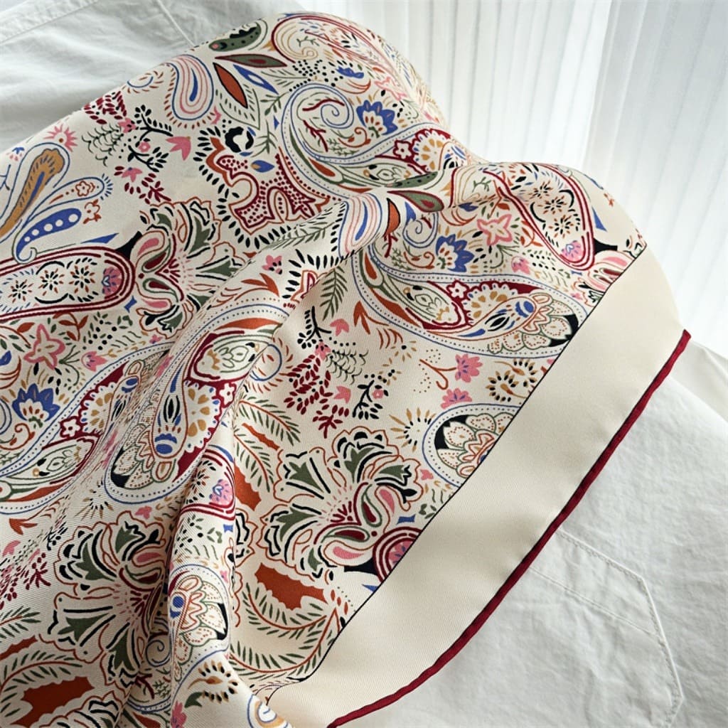 MaraSilk Pure Mulberry Silk Scarf - Square Twill MS343