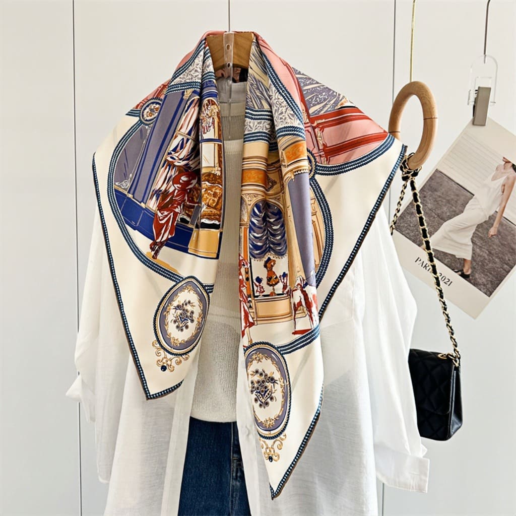 MaraSilk Pure Mulberry Silk Scarf - Square Twill MS344