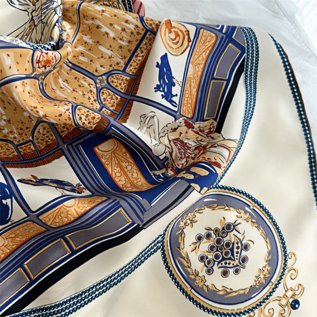 MaraSilk Pure Mulberry Silk Scarf - Square Twill MS344