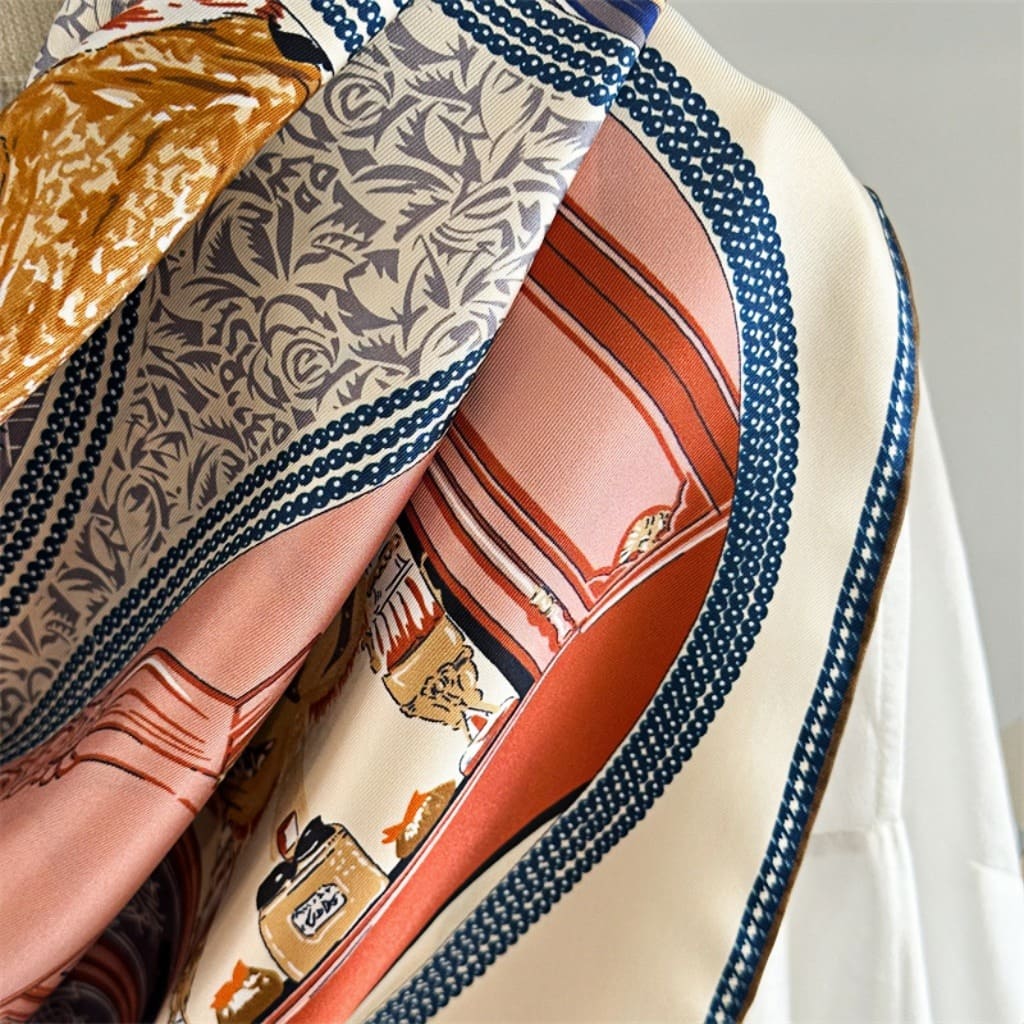 MaraSilk Pure Mulberry Silk Scarf - Square Twill MS344