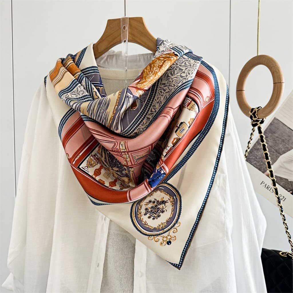 MaraSilk Pure Mulberry Silk Scarf - Square Twill MS344