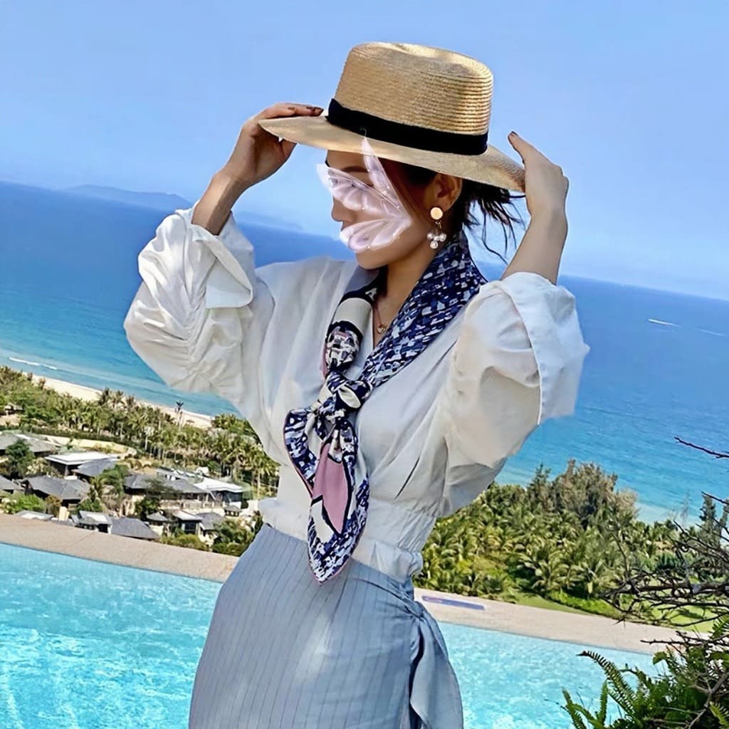 MaraSilk Pure Mulberry Silk Scarf - Square Twill MS345 34" x 34" MS34501