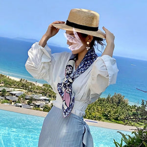 MaraSilk Pure Mulberry Silk Scarf - Square Twill MS345 34" x 34" MS34501