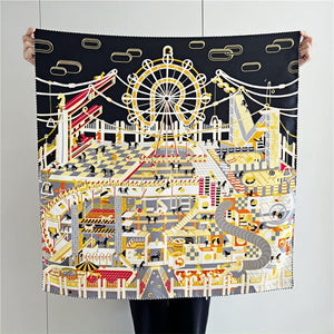 MaraSilk Pure Mulberry Silk Scarf - Square Twill MS346 34" x 34" MS34601