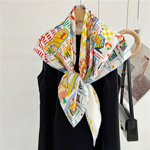 MaraSilk Pure Mulberry Silk Scarf - Square Twill MS346