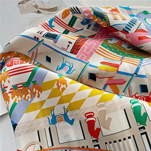 MaraSilk Pure Mulberry Silk Scarf - Square Twill MS346