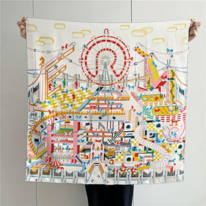 MaraSilk Pure Mulberry Silk Scarf - Square Twill MS346 34" x 34" MS34602