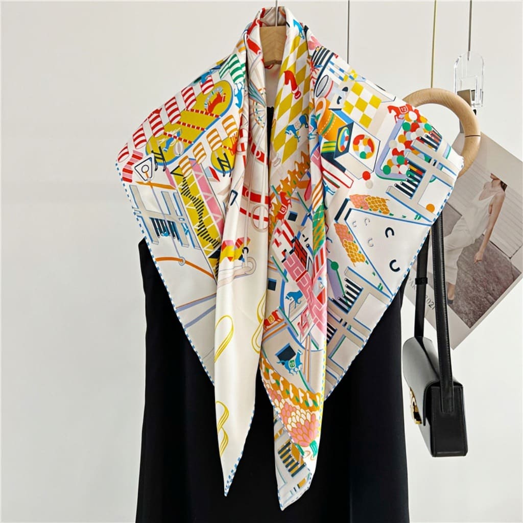 MaraSilk Pure Mulberry Silk Scarf - Square Twill MS346