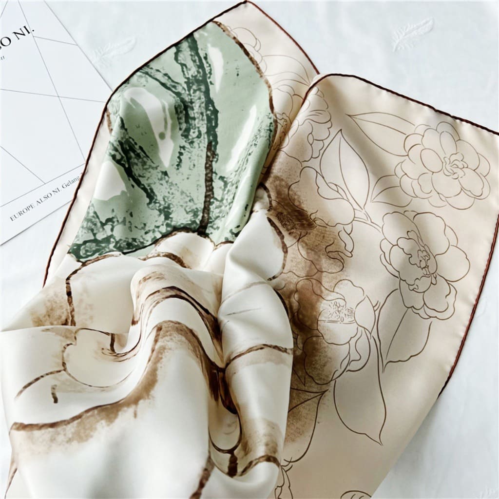MaraSilk Pure Mulberry Silk Scarf - Square Twill MS347