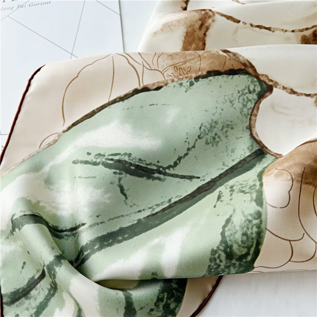 MaraSilk Pure Mulberry Silk Scarf - Square Twill MS347