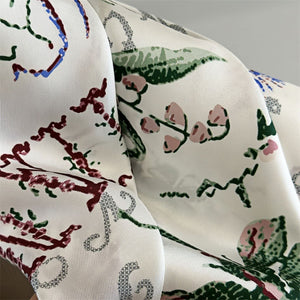 MaraSilk Pure Mulberry Silk Scarf - Square Twill MS348