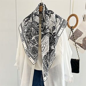 MaraSilk Pure Mulberry Silk Scarf - Square Twill MS349