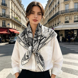 MaraSilk Pure Mulberry Silk Scarf - Square Twill MS349