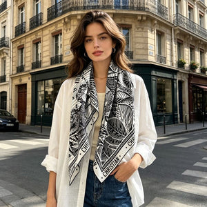 MaraSilk Pure Mulberry Silk Scarf - Square Twill MS349