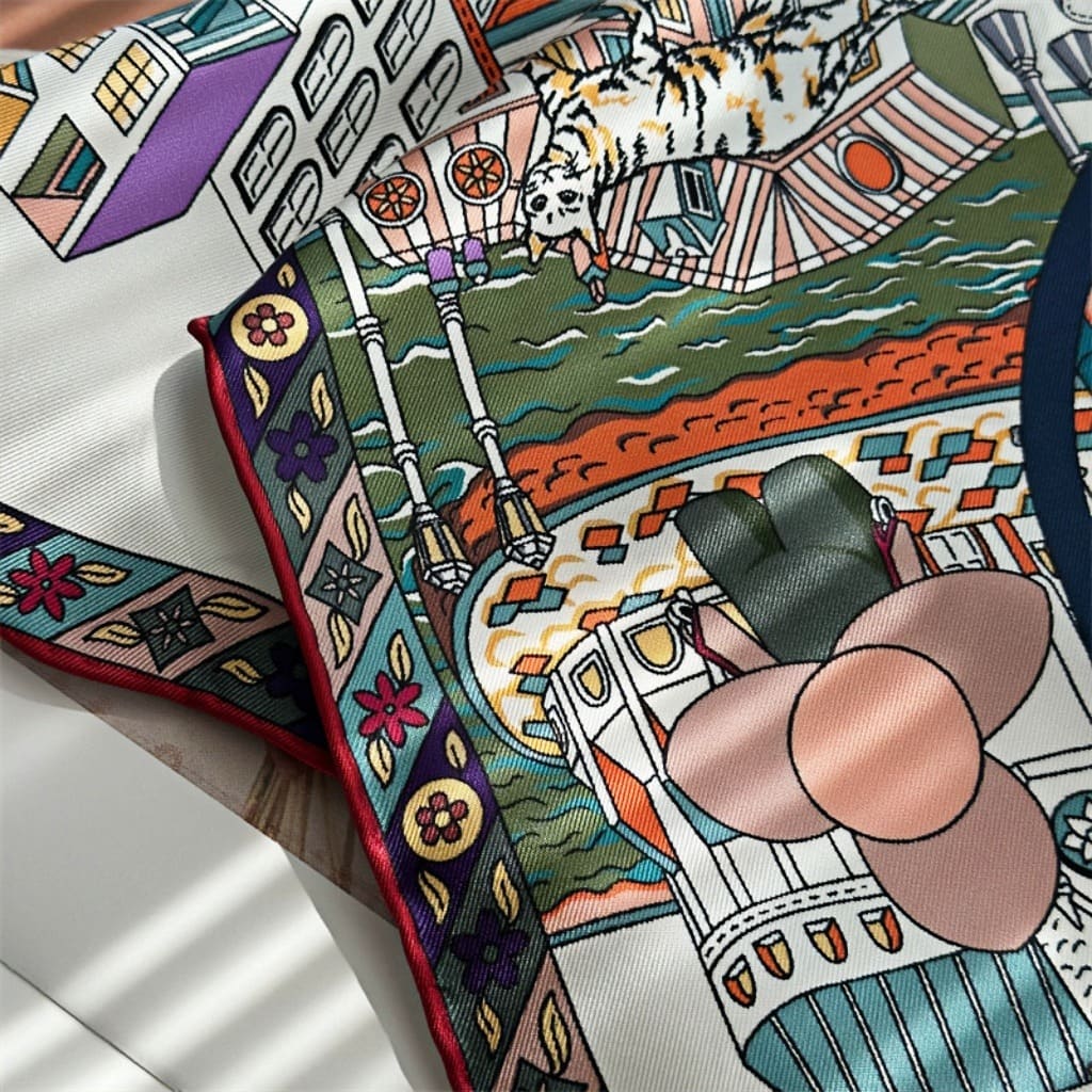 MaraSilk Pure Mulberry Silk Scarf - Square Twill MS350