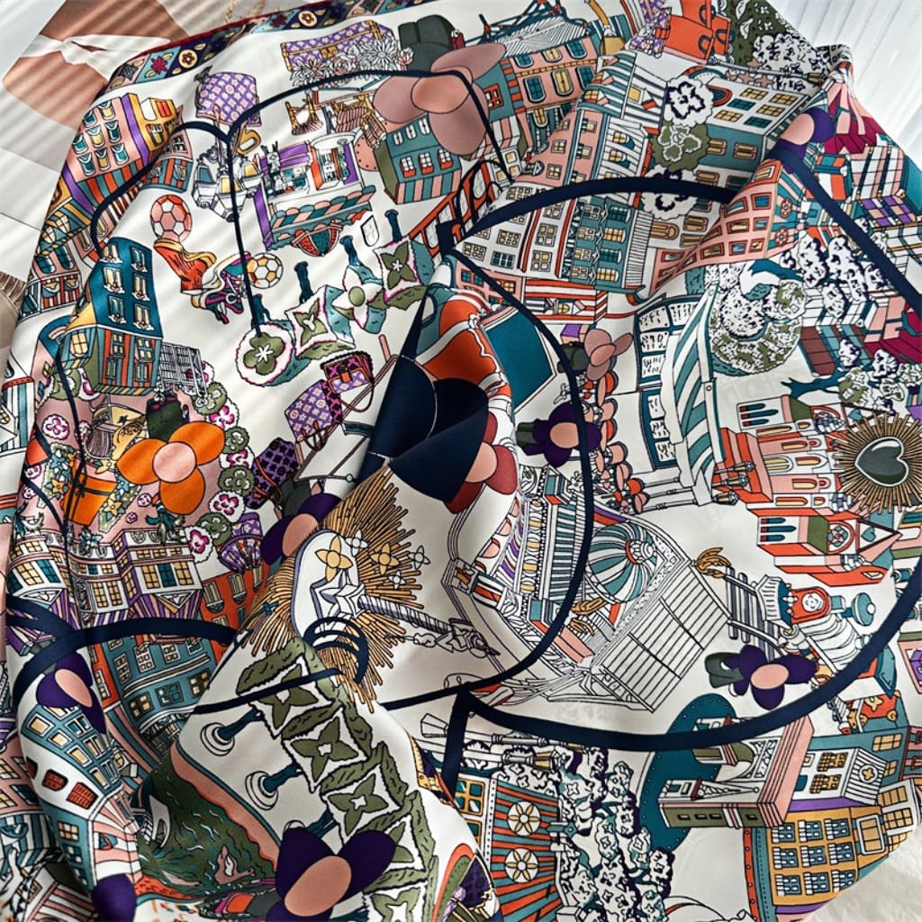 MaraSilk Pure Mulberry Silk Scarf - Square Twill MS350