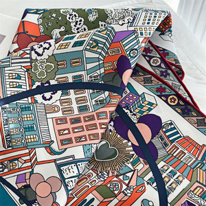 MaraSilk Pure Mulberry Silk Scarf - Square Twill MS350