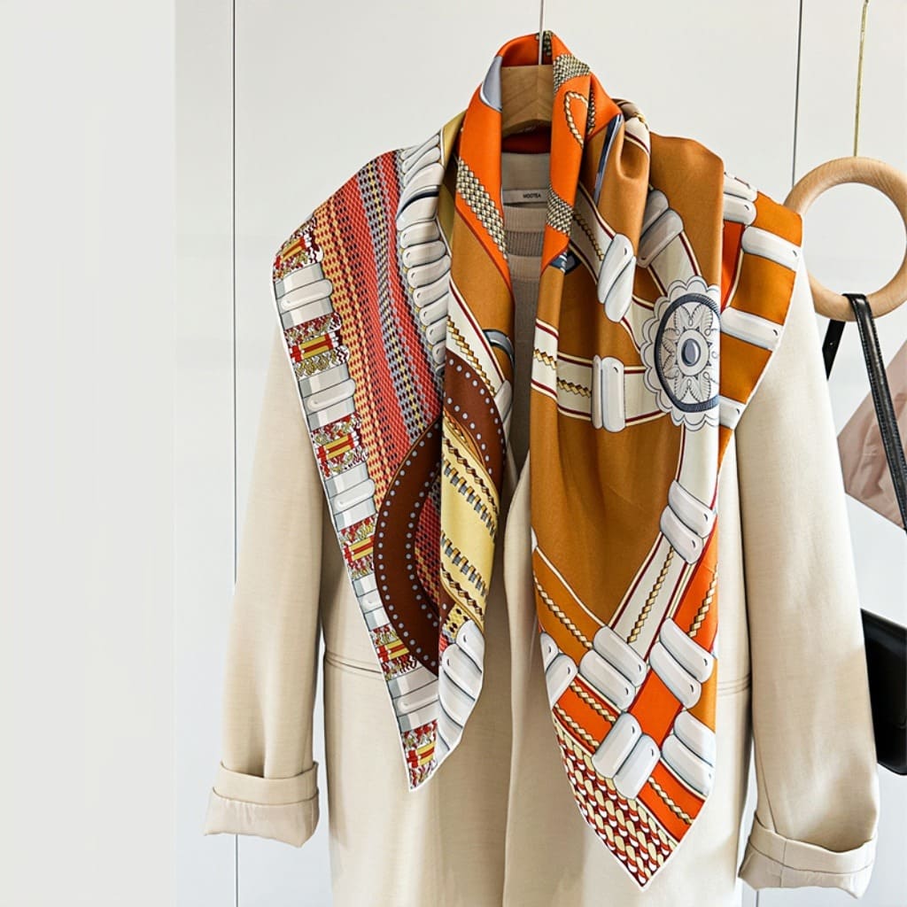 MaraSilk Pure Mulberry Silk Scarf - Square Twill MS352