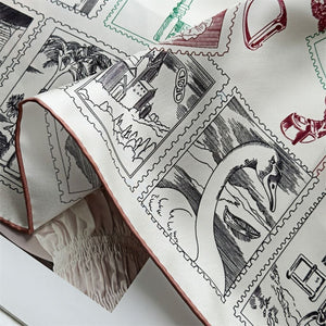 MaraSilk Pure Mulberry Silk Scarf - Square Twill MS353