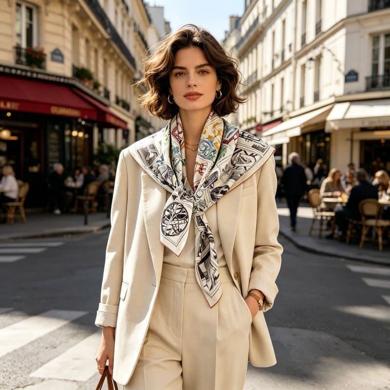 MaraSilk Pure Mulberry Silk Scarf - Square Twill MS353