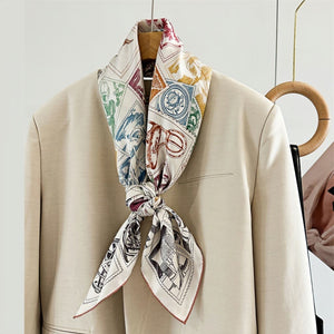 MaraSilk Pure Mulberry Silk Scarf - Square Twill MS353