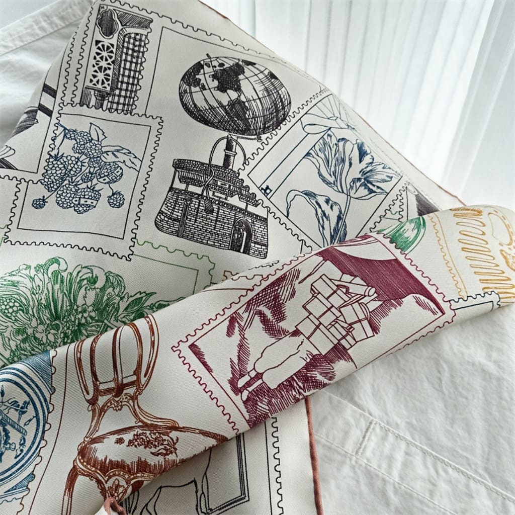 MaraSilk Pure Mulberry Silk Scarf - Square Twill MS353