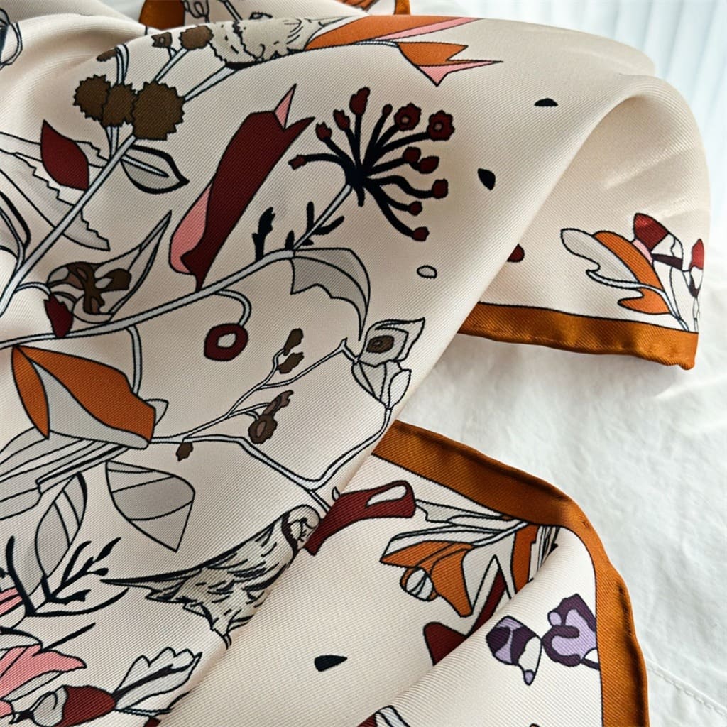 MaraSilk Pure Mulberry Silk Scarf - Square Twill MS354