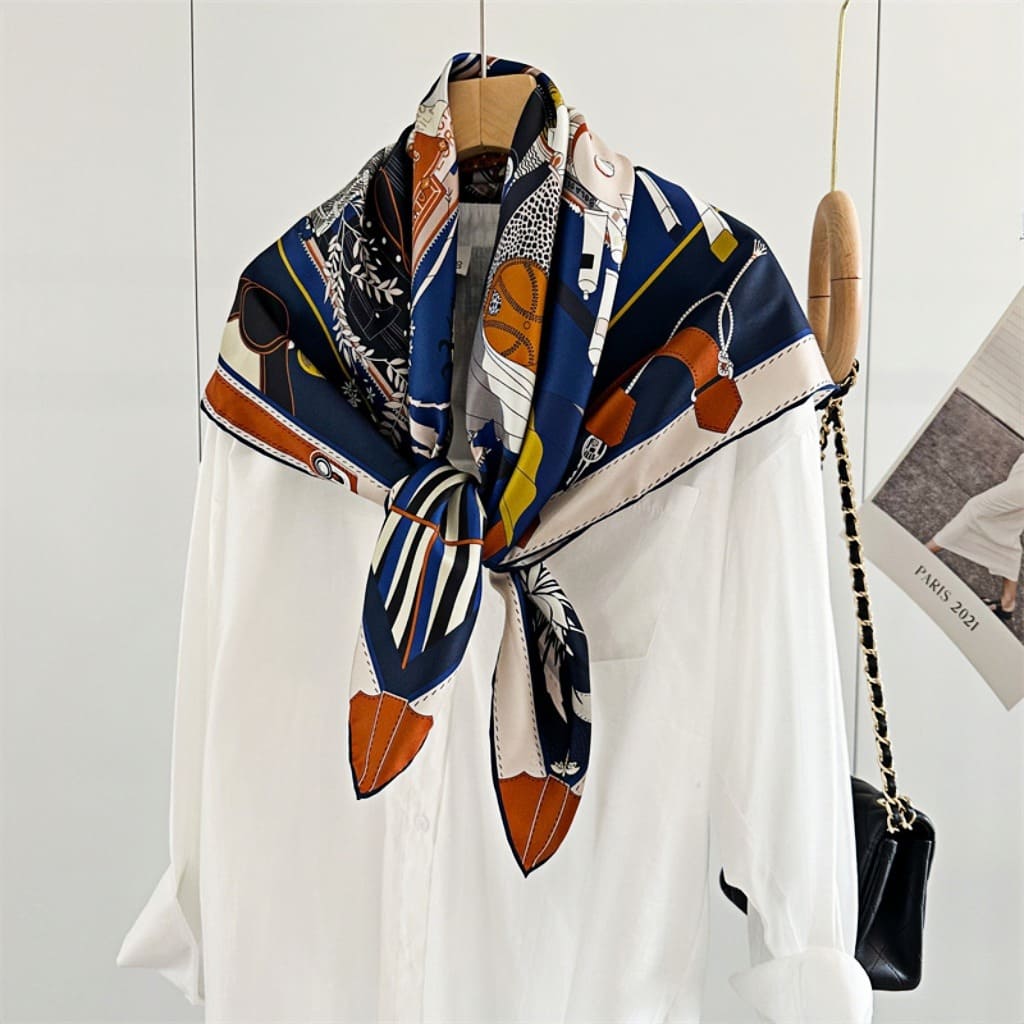 MaraSilk Pure Mulberry Silk Scarf - Square Twill MS356 34" x 34" MS35601