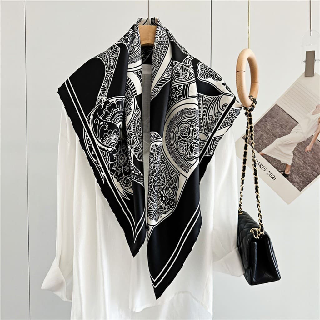 MaraSilk Pure Mulberry Silk Scarf - Square Twill MS357