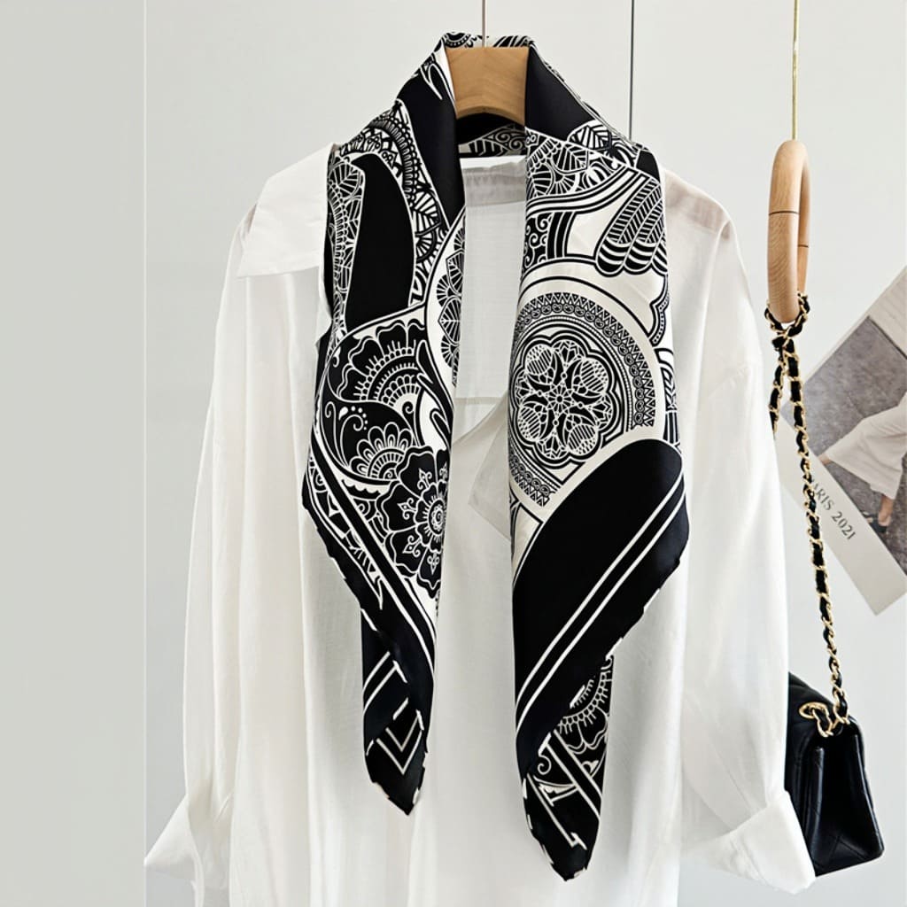 MaraSilk Pure Mulberry Silk Scarf - Square Twill MS357