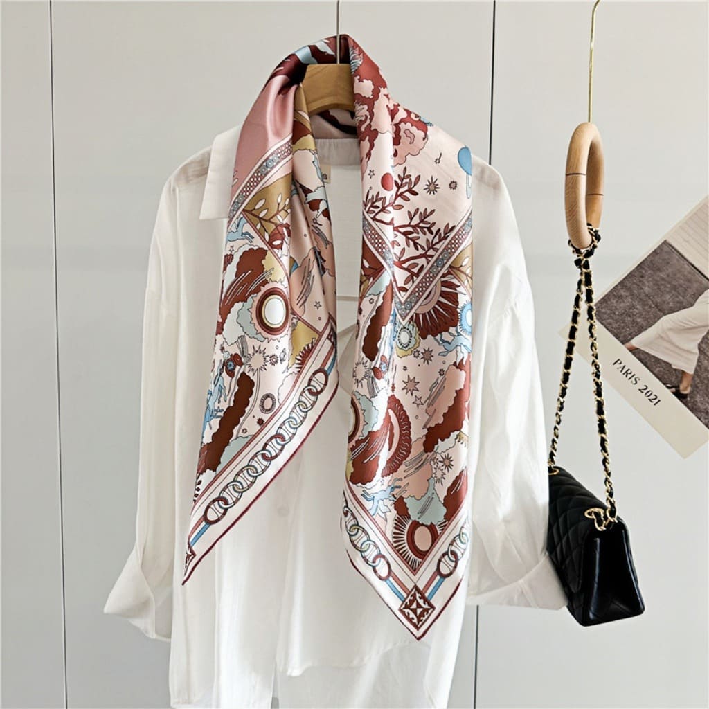 MaraSilk Pure Mulberry Silk Scarf - Square Twill MS358