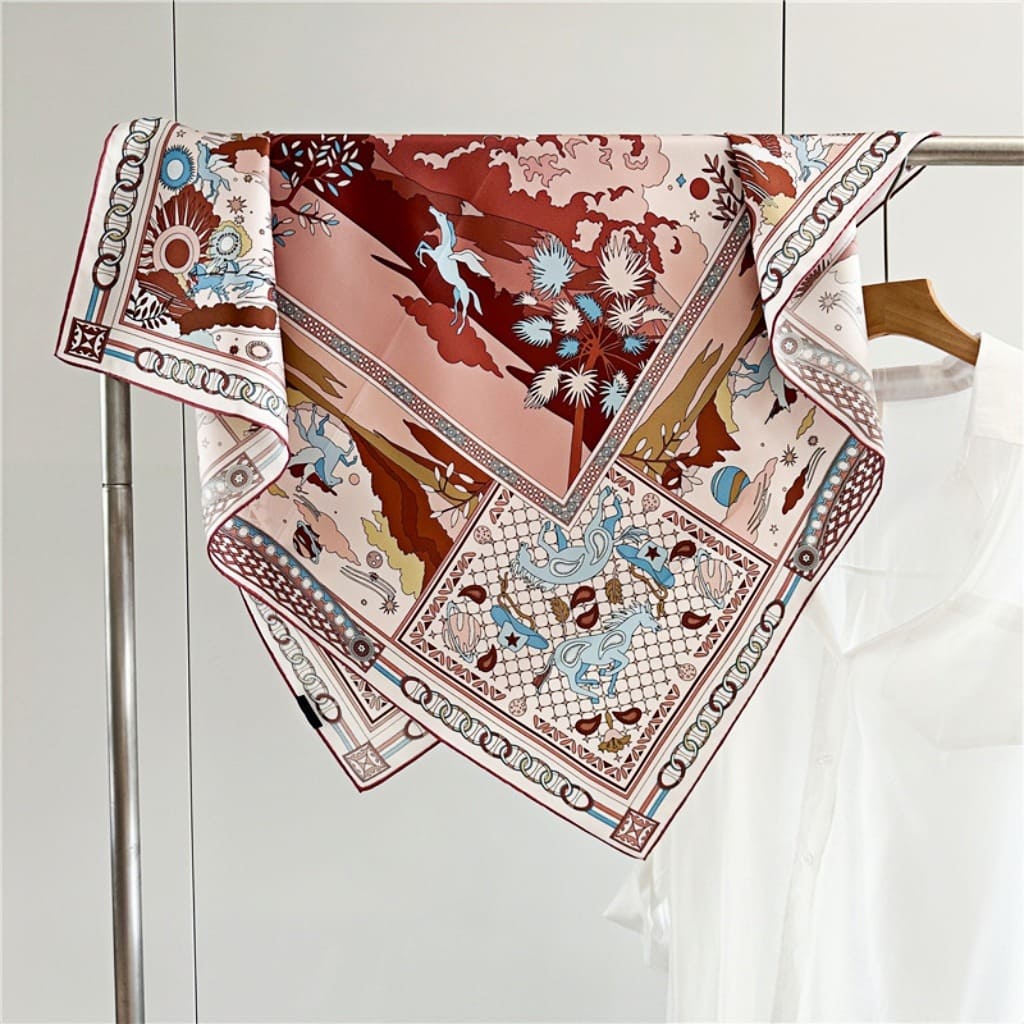 MaraSilk Pure Mulberry Silk Scarf - Square Twill MS358