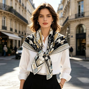 MaraSilk Pure Mulberry Silk Scarf - Square Twill MS358