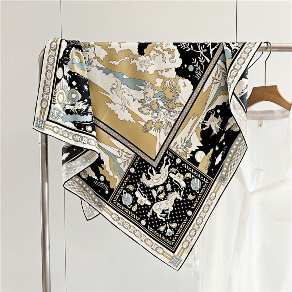 MaraSilk Pure Mulberry Silk Scarf - Square Twill MS358