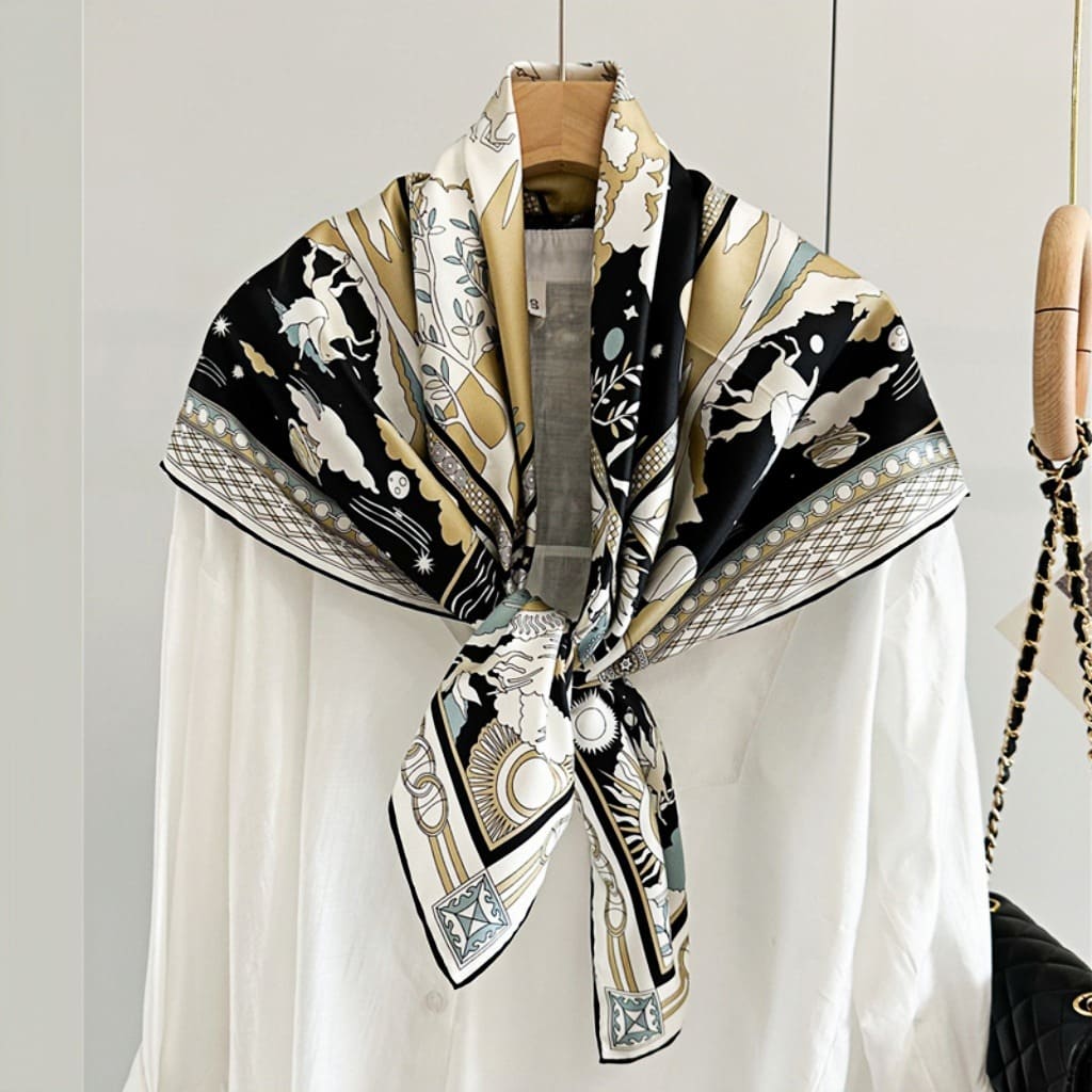 MaraSilk Pure Mulberry Silk Scarf - Square Twill MS358