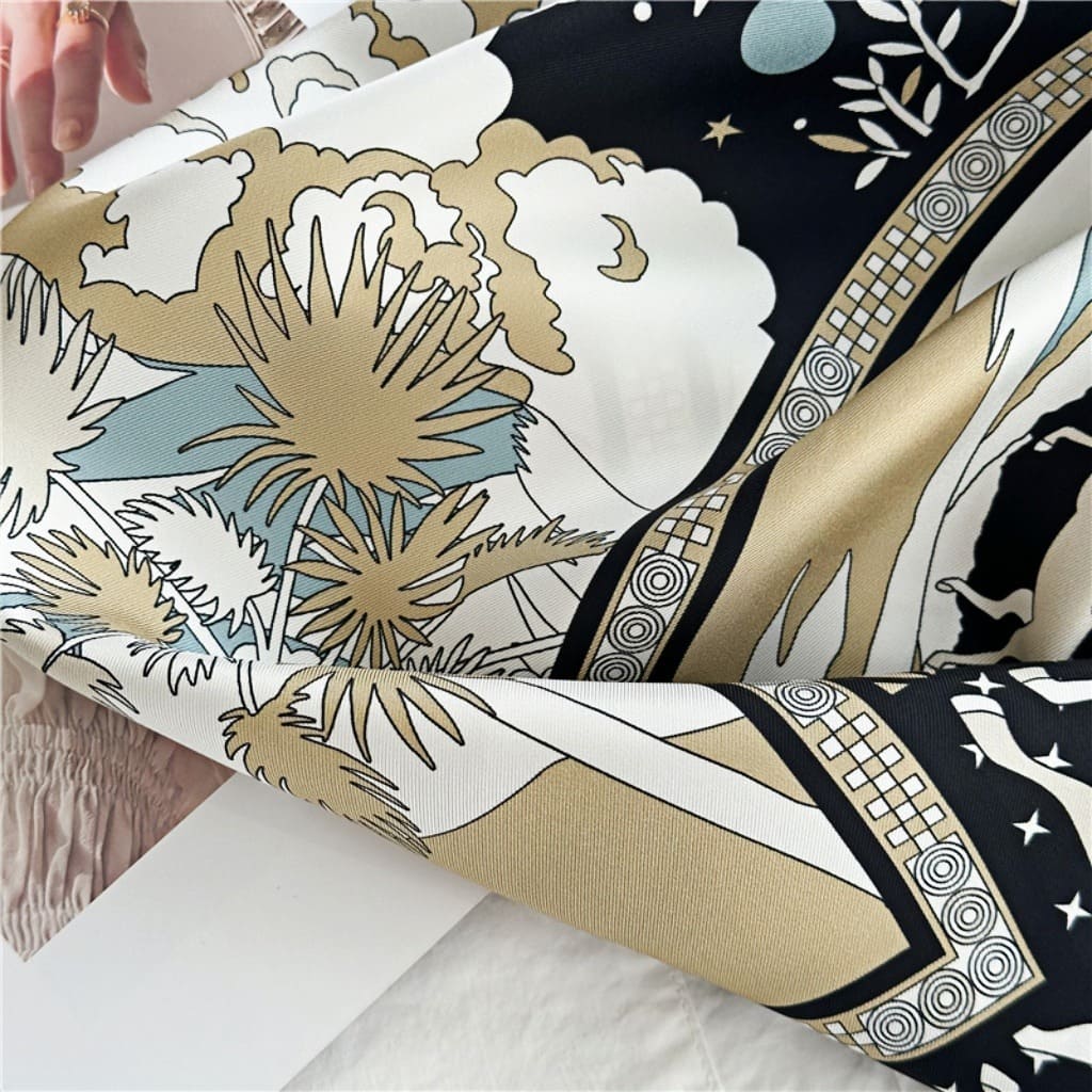 MaraSilk Pure Mulberry Silk Scarf - Square Twill MS358