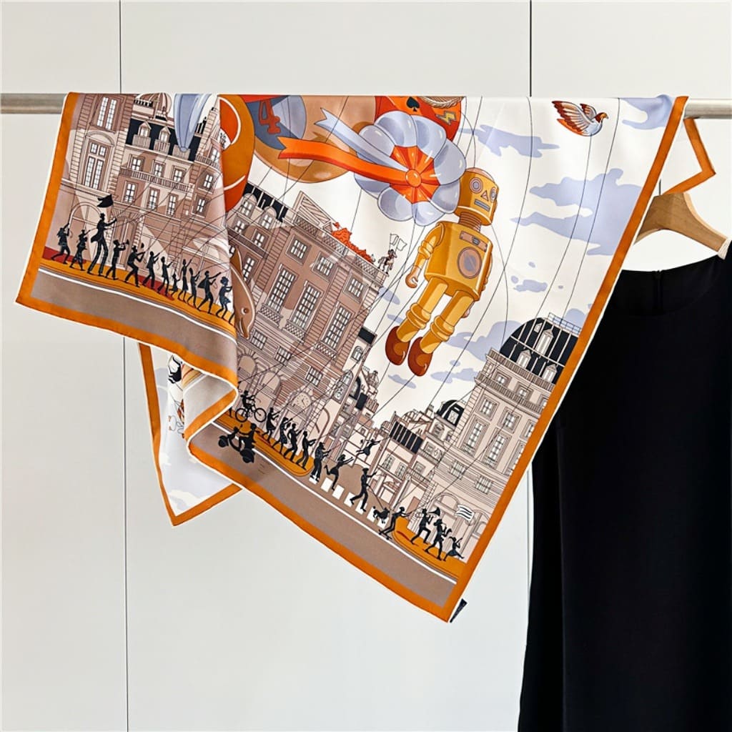 MaraSilk Pure Mulberry Silk Scarf - Square Twill MS360