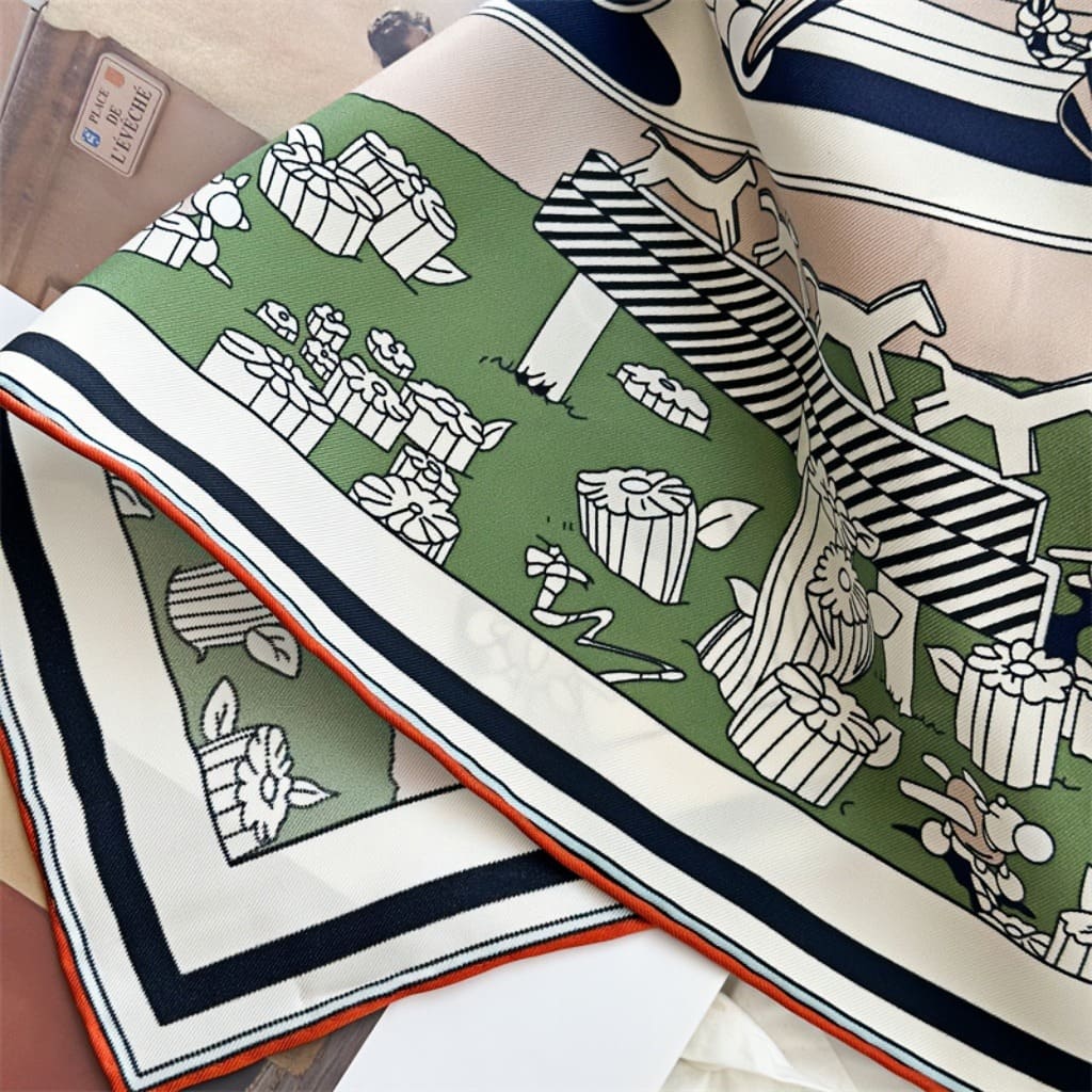 MaraSilk Pure Mulberry Silk Scarf - Square Twill MS361