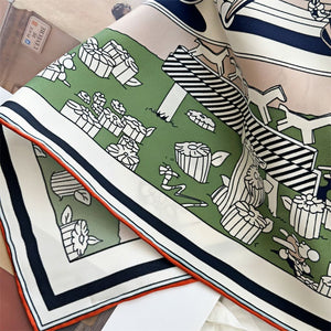 MaraSilk Pure Mulberry Silk Scarf - Square Twill MS361