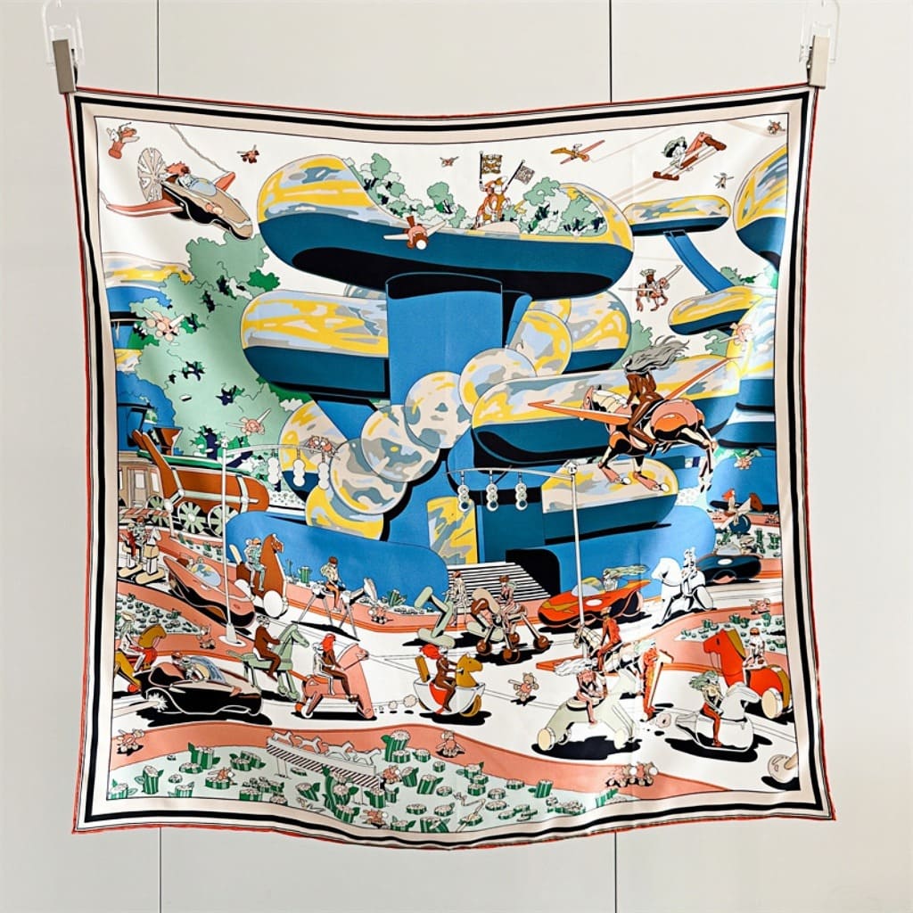 MaraSilk Pure Mulberry Silk Scarf - Square Twill MS361 34" x 34" MS36102