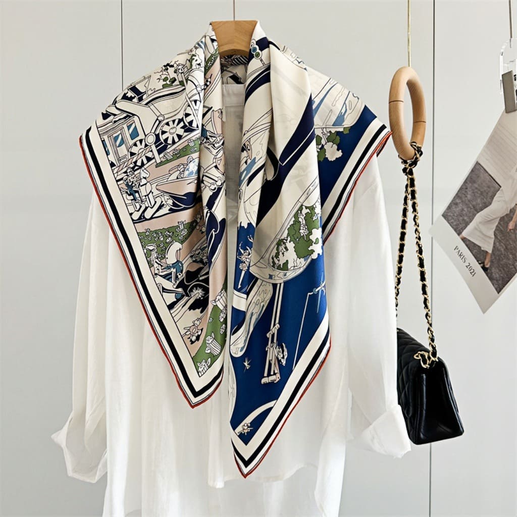 MaraSilk Pure Mulberry Silk Scarf - Square Twill MS361