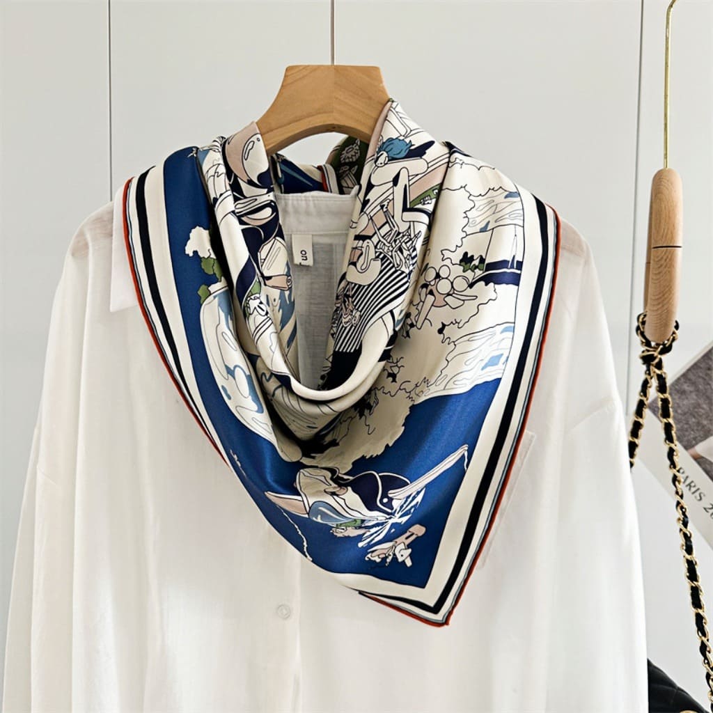 MaraSilk Pure Mulberry Silk Scarf - Square Twill MS361