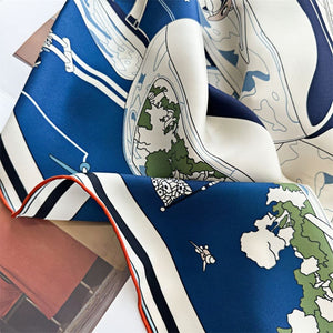 MaraSilk Pure Mulberry Silk Scarf - Square Twill MS361